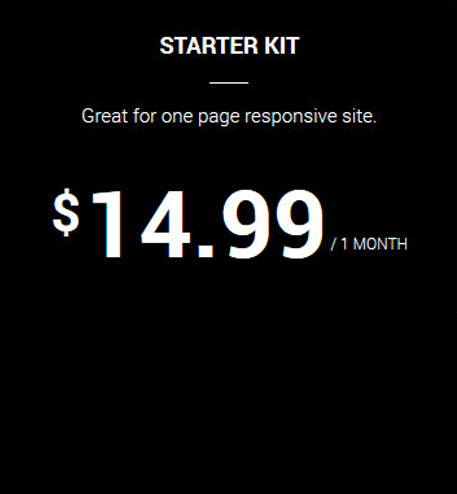 Services & One Page Hosting