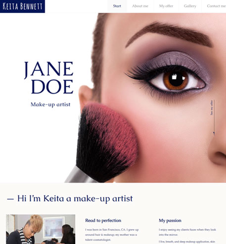 Make Up- One Page